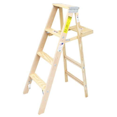 ウッドステップラダー WOOD STEP LADDER size4 脚立