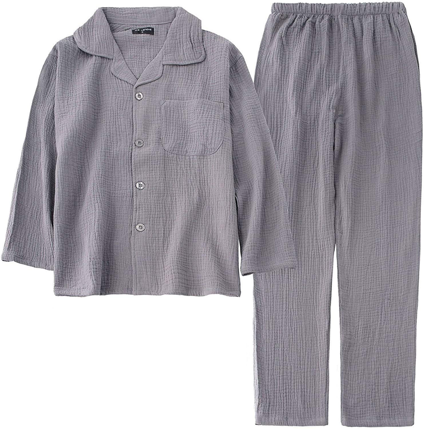 こちらもオススメ：良創 パジャマ メンズ レディース 半袖 長袖 二重 ガーゼ 綿100