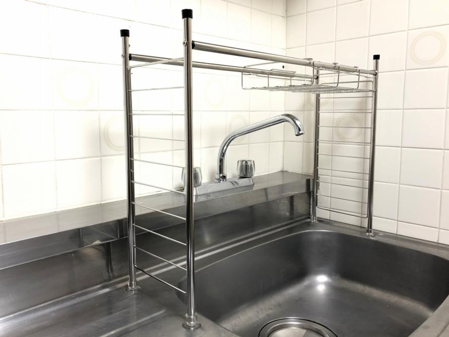 ニトリの伸縮シンク上ラックのイメージ